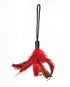Rouge Leather Devil Riding Crop Red