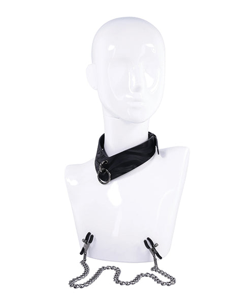 Neva Nude Pasty Daddy Heart Vinyl Black