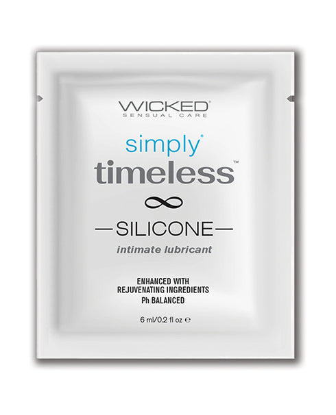 Wicked Sensual Care Simply Timeless Silicone Lubricant - .2 oz
