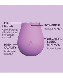 ROMP Jazz Rechargeable Silicone Rabbit Vibrator Berry Tester