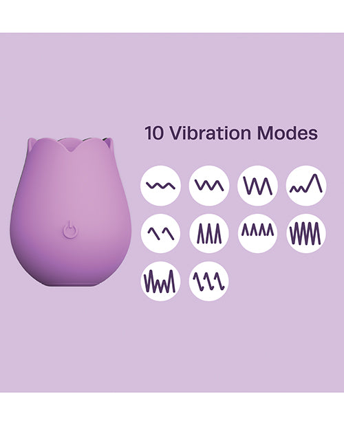ROMP Jazz Rechargeable Silicone Rabbit Vibrator Berry Tester