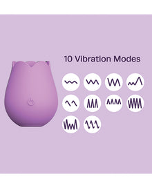 ROMP Jazz Rechargeable Silicone Rabbit Vibrator Berry Tester