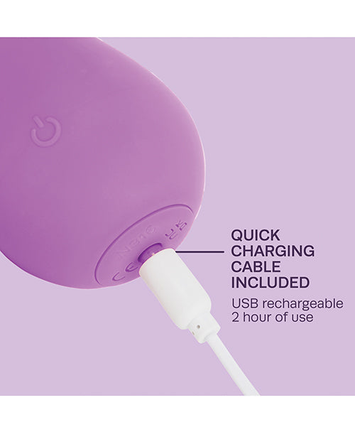 ROMP Jazz Rechargeable Silicone Rabbit Vibrator Berry Tester