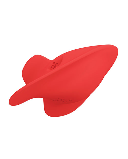 Pretty Love Carnation Manta Ray Finger Vibe - Red