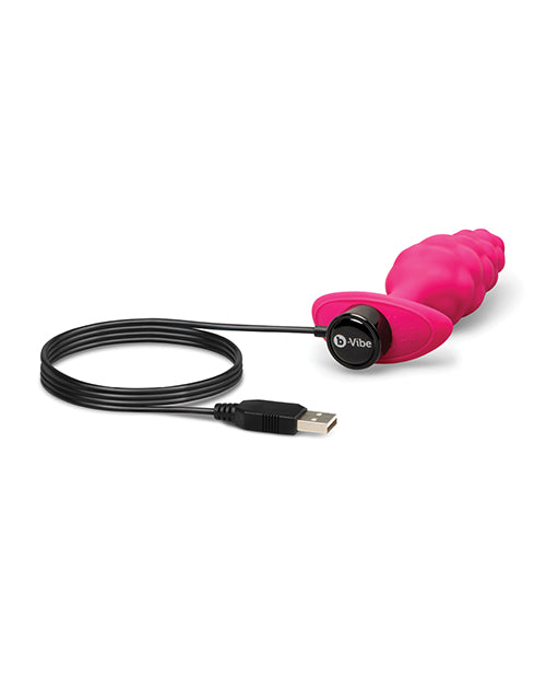 b-Vibe Bump Texture Plug - Pink