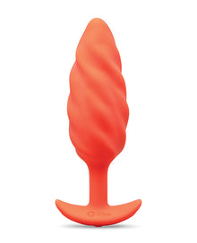 b-Vibe Swirl Texture Plug - Orange