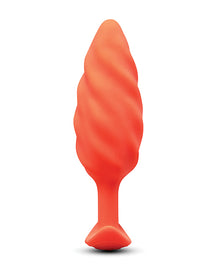 b-Vibe Swirl Texture Plug - Orange
