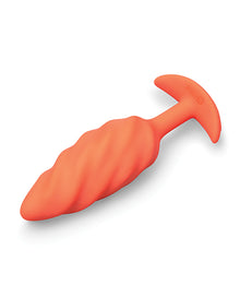 b-Vibe Swirl Texture Plug - Orange