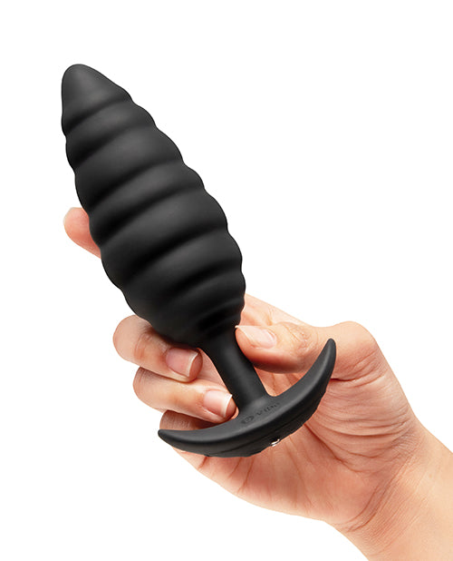 b-Vibe Twist Texture Plug - Black