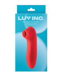Luv Inc. Pulsing Clitoral Stimulator - Red