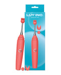 Luv Inc. Orgasm Pen w/Three Attachments - Coral