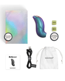Love to Love Believer Mini Tongue Flicker - Iridescent Turquoise