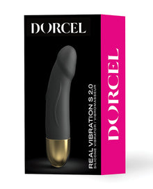 Dorcel Real Vibration S 6" Rechargeable Vibrator 2.0 - Gold