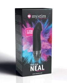 Mystim Real Deal Neal eStim Realistic Vibrator - Black