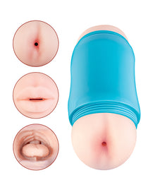 The Classic Round Butt Plug Black Large