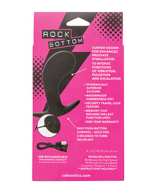 RealRock Wireless Rechargeable Remote Control LED Vibrating 7 in. Dildo Clear