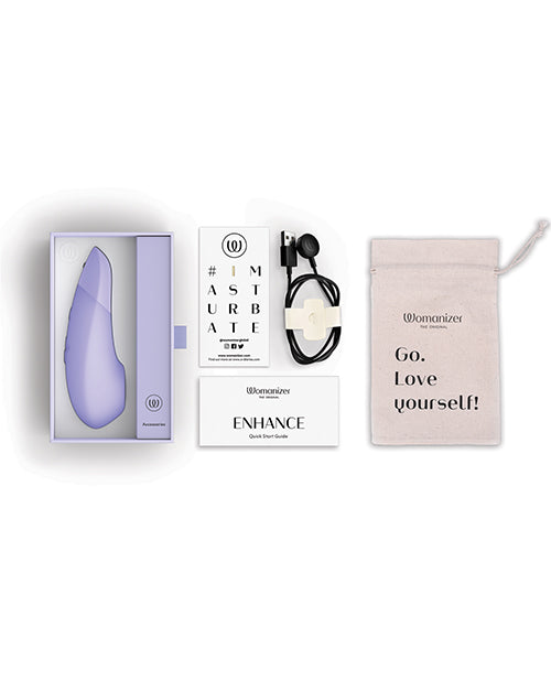 Womanizer Enhance 2 in 1 Pleasure Air & Vibrations - Lilac
